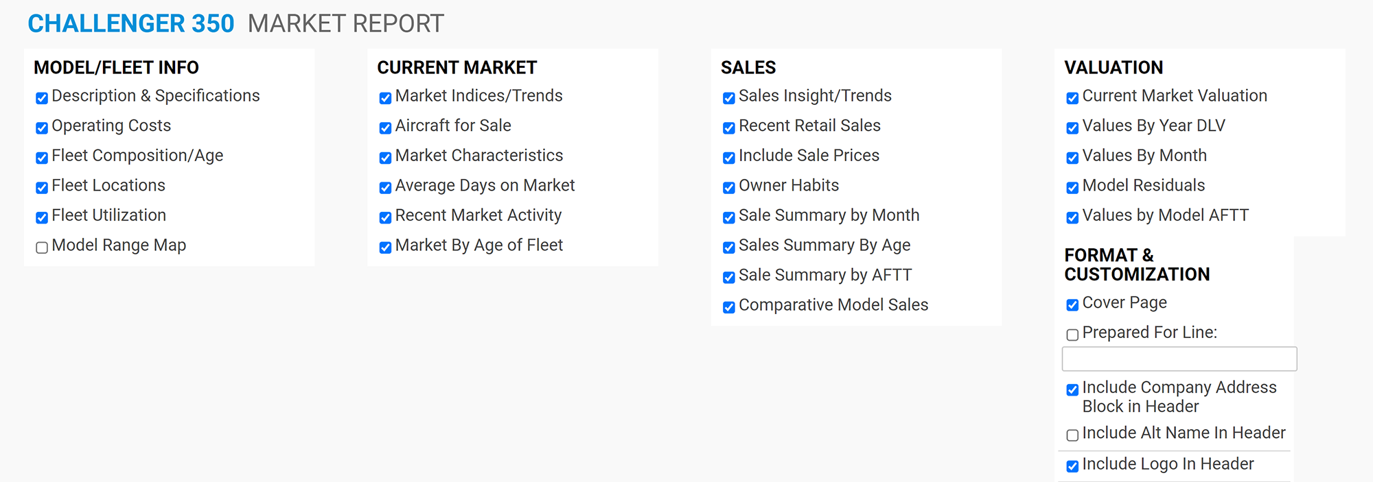 Reporting and Exporting Capabilities